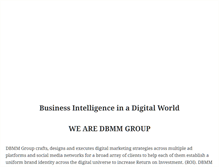 Tablet Screenshot of dbmmgroup.com